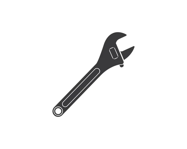 Wrench icon vector of automotive service illustration — Stock Vector