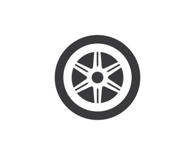 lastik illüstrasyon vektör şablonu