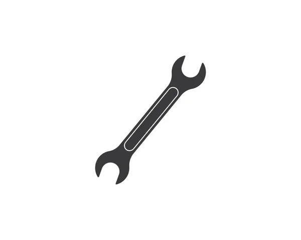 Wrench icon vector of automotive service illustration — Stock Vector