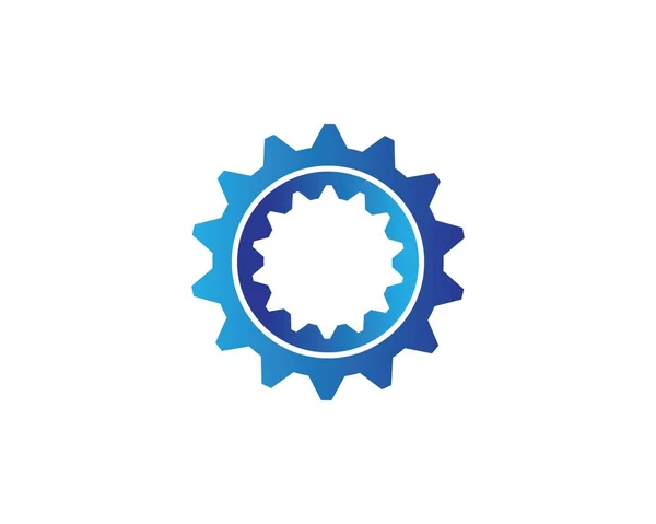 Gear Logo Vorlage Vektor Symbol Illustration — Stockvektor