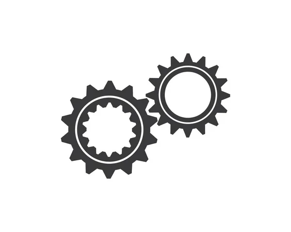 Gear Logo Template vector icon illustration — Stock Vector