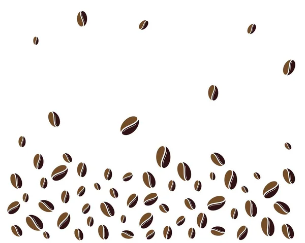 Modèle de logo de grains de café icône vectorielle — Image vectorielle