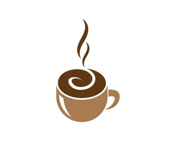 Filiżanka kawy Logo wektor ikona wektor — Wektor stockowy