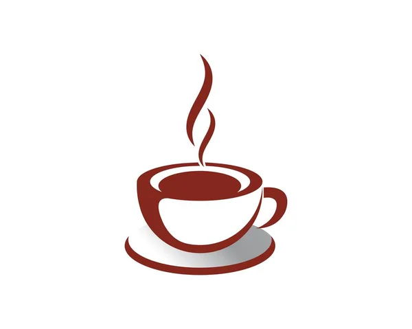 Tazza di caffè Logo Modello icona vettoriale — Vettoriale Stock