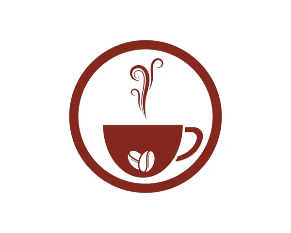 Kaffeetasse Logo Template Vektorsymbol — Stockvektor