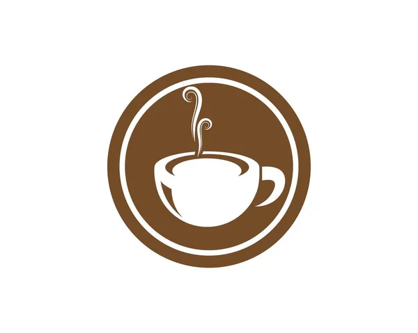 Kaffeetasse Logo Template Vektorsymbol — Stockvektor