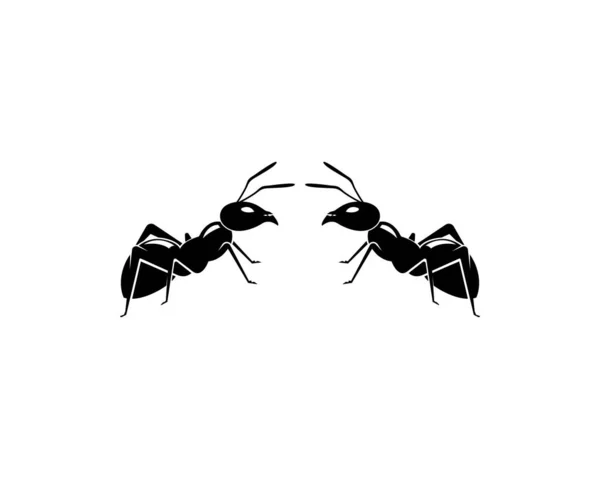 개미 로고 템플릿 벡터 일러스트레이션 — 스톡 벡터