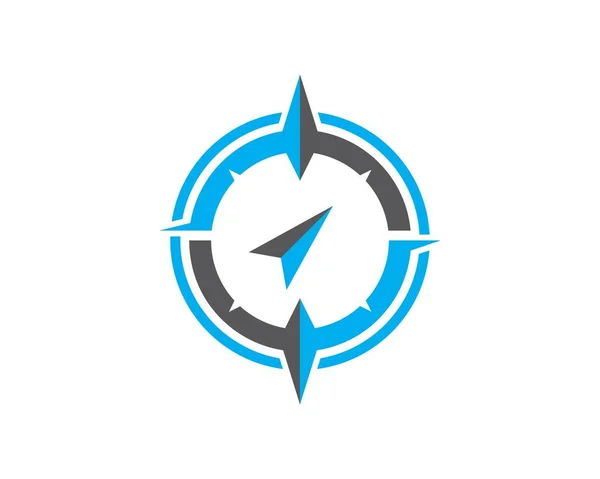 Brújula logotipo icono vector plantilla — Vector de stock