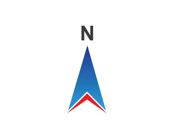 Компас Логотип Шаблон Векторні ілюстрації піктограм — стоковий вектор