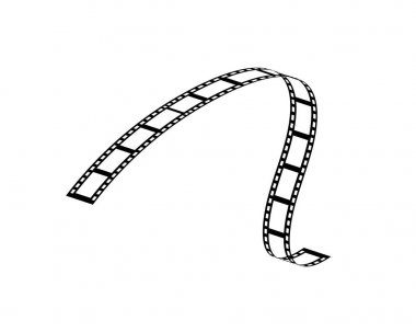  film festivali Şablon vektör illüstrasyon 