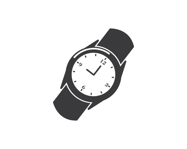 Wristwatch icon vector template design — Stock Vector