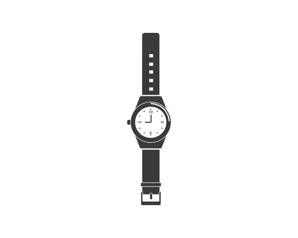 손목 시계 아이콘 벡터 템플릿 디자인 — 스톡 벡터