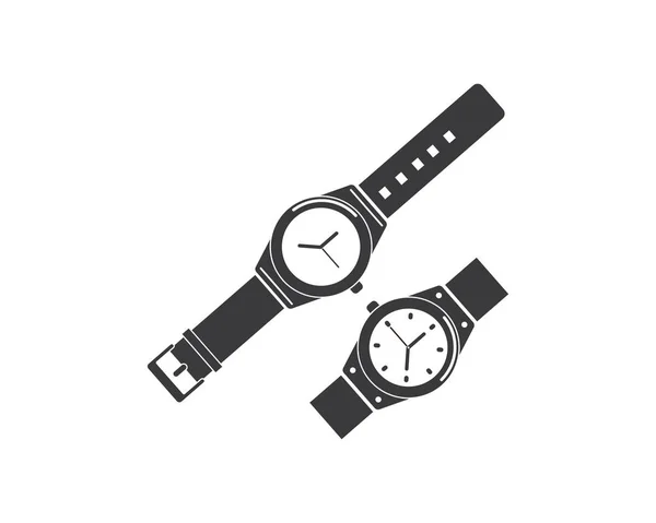 Kol saati simge vektör şablonu tasarımı — Stok Vektör