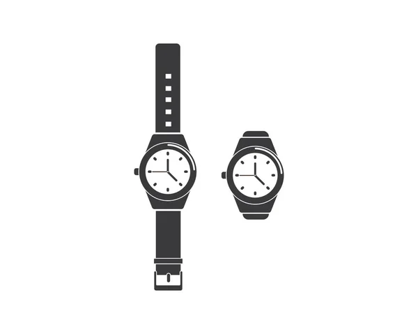 Wristwatch icon vector template design — Stock Vector