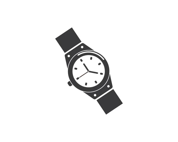 Diseño de plantilla de vector icono de reloj de pulsera — Archivo Imágenes Vectoriales