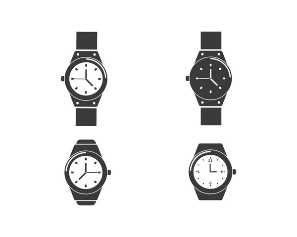 Modèle vectoriel icône montre bracelet design — Image vectorielle