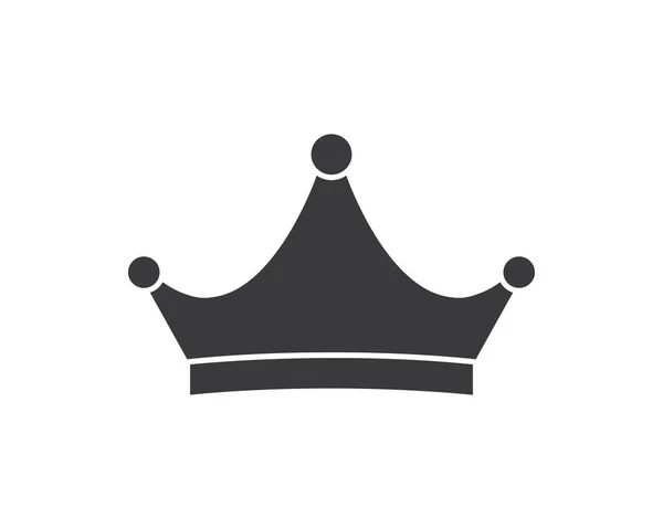 Crown logo pictogram vector illustratie — Stockvector