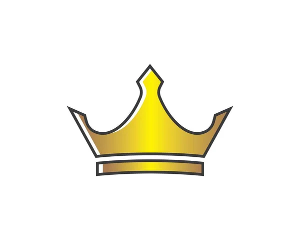 Crown logo pictogram vector illustratie — Stockvector