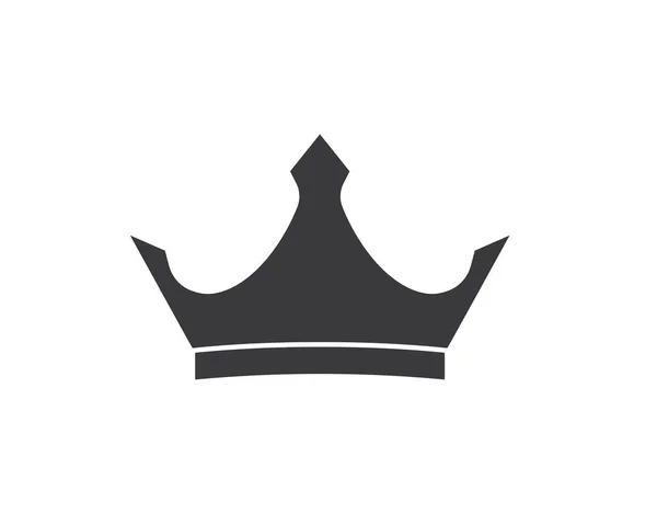 Crown logo icon vector illustration — Stock Vector