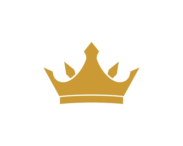 Crown logo pictogram vector illustratie — Stockvector