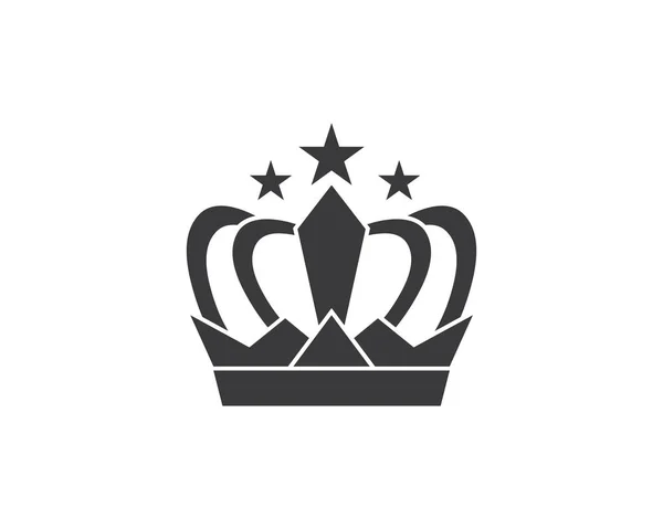 Crown logo pictogram vector illustratie — Stockvector
