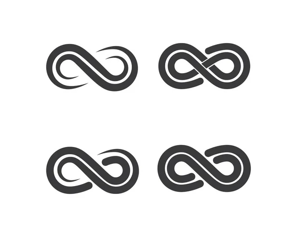 Infinity Design, Infinity logo icona vettoriale — Vettoriale Stock