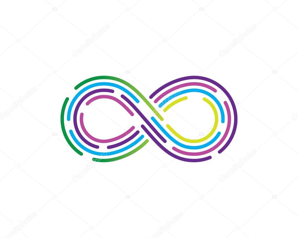 Infinity Design,Infinity logo Vector icon template