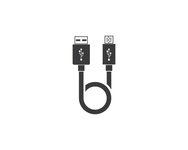 Иллюстрация иконки USB — стоковый вектор