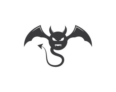 Şeytan logo vektör