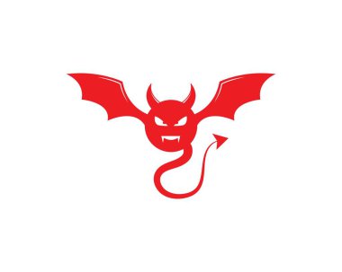Şeytan logo vektör
