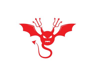 Şeytan logo vektör
