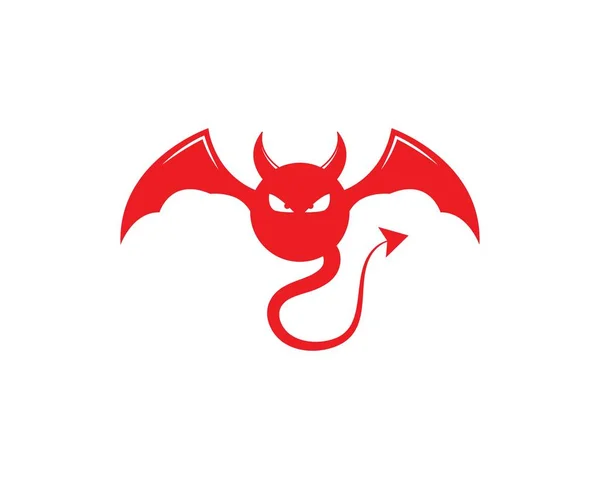 Logo du diable vecteur — Image vectorielle