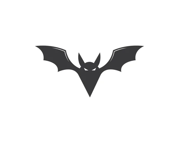 Bat ilustration vektor ikon logotyp — Stock vektor