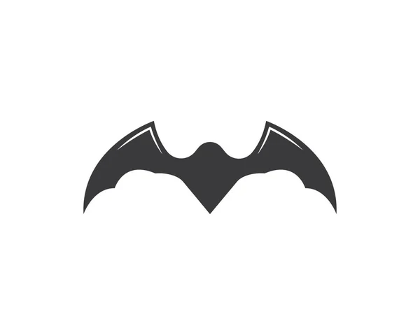 Bat Illustration Vektor Symbol Logo — Stockvektor