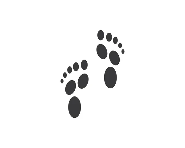 Ilustration des pieds Logo vecteur pour massage d'affaires, thérapeute — Image vectorielle