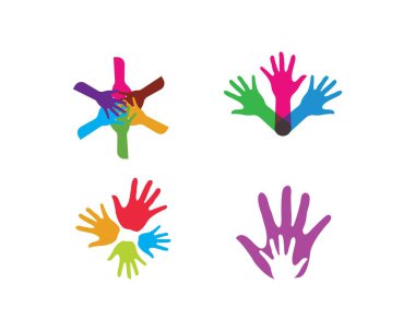 El Bakımı Logo Şablonu vektör simgesi 