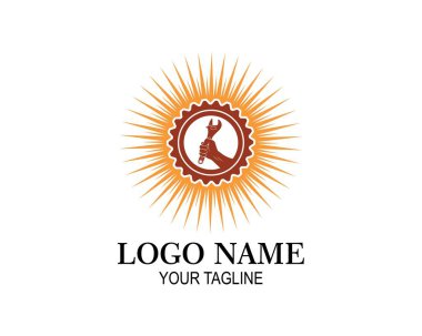 Otomotiv hizmeti illüstrasyonunun anahtar simgesi vektörü 