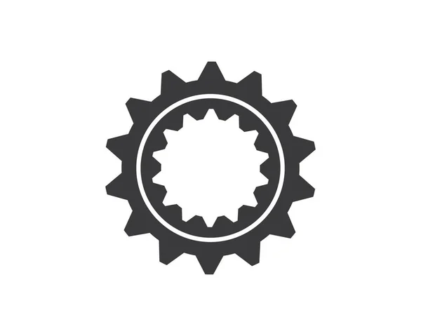 Gear Logo Template vector icon illustration — Stock Vector