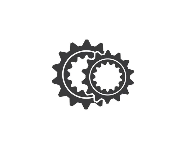 Gear Logo Template vector icon illustration — Stock Vector