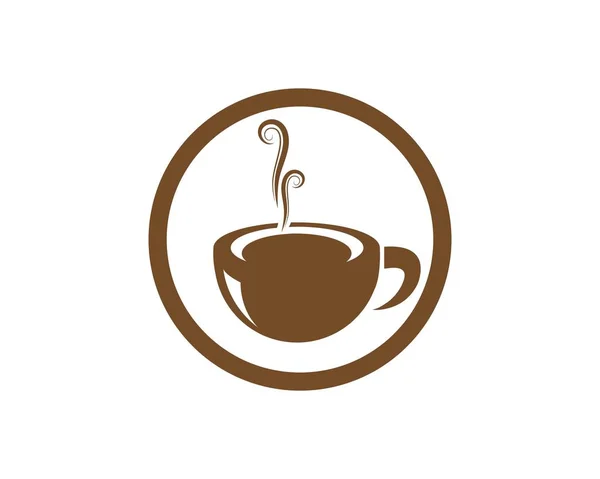 Kaffeetasse Logo Template Vektorsymbol — Stockvektor