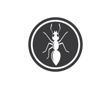 karınca logo simgesi vektör illüstrasyon tasarımı