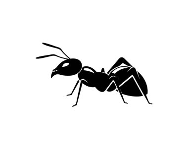 Ant Logo şablon vektör illüstrasyon 