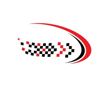 otomotiv yarış konsept tasarım hızlı logo simgesi