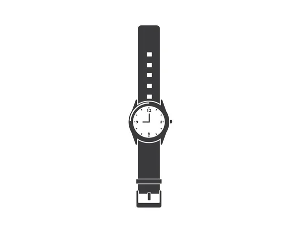 Diseño de plantilla de vector icono de reloj de pulsera — Archivo Imágenes Vectoriales