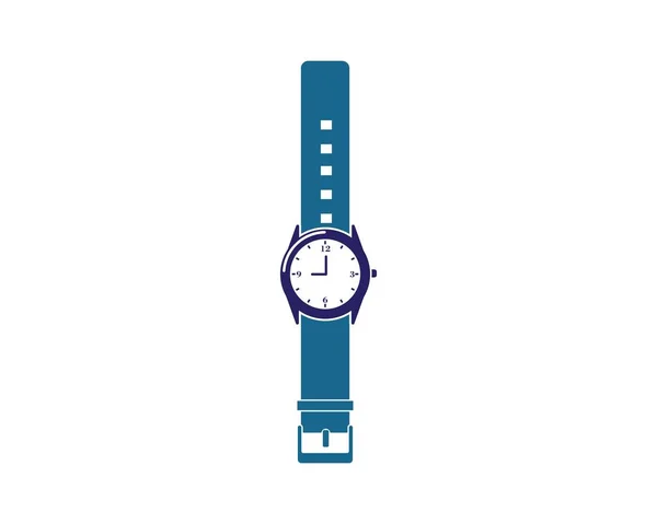Design der Armbanduhr-Ikone als Vektorvorlage — Stockvektor