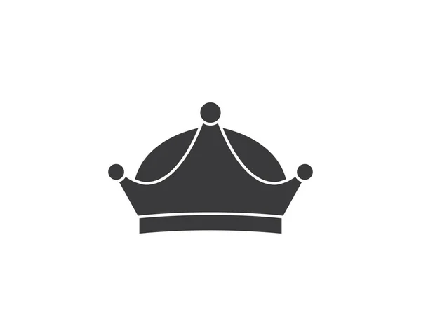 Ilustração do vetor ícone do logotipo da coroa — Vetor de Stock
