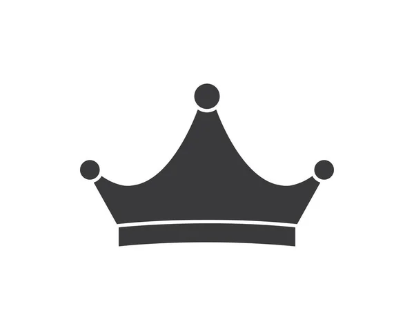 Crown logo icon vector illustration — Stock Vector