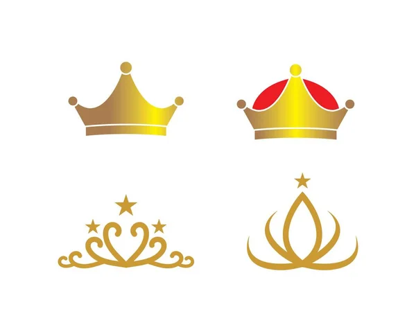 Векторная иллюстрация логотипа короны — стоковый вектор