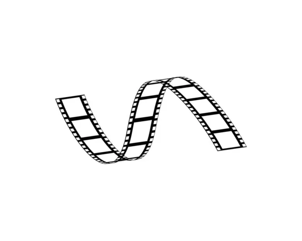 Filmstreifen Logo Vorlage Vektor Illustration — Stockvektor