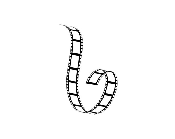 Filmstrip Logo Template vector illustration
 